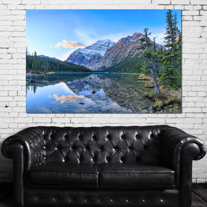 Edith Lake Canvas Wall Art