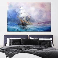 Trading Ship Canvas Wall Art