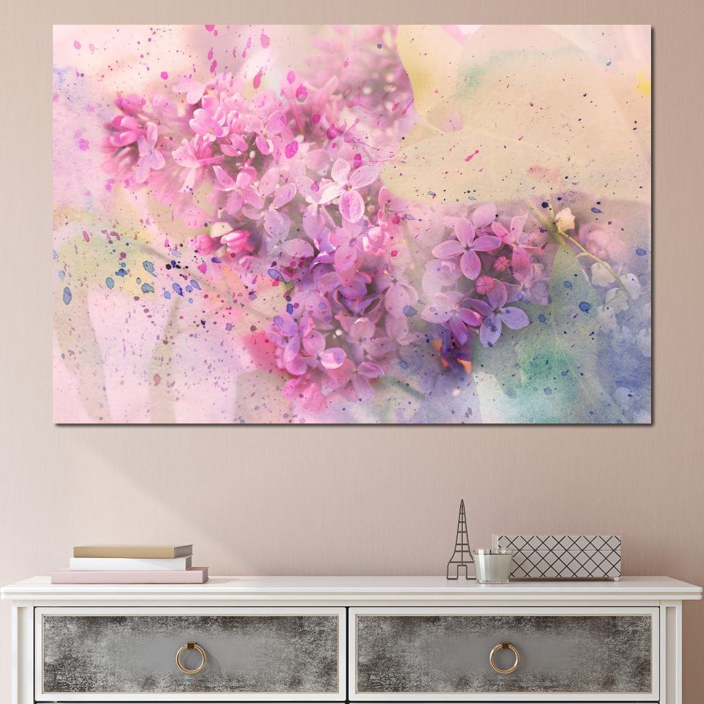 Lilac Storm Canvas Wall Art