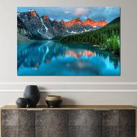 Moraine Lake Canvas Wall Art