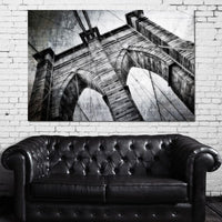 Brooklyn Bridge Arch Canvas Wall Art