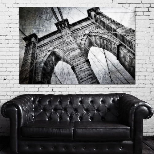 Brooklyn Bridge Arch Canvas Wall Art