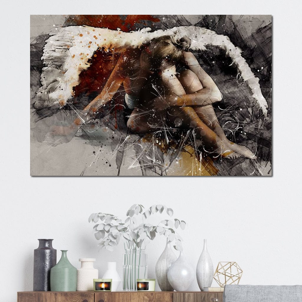 Broken Angel Canvas Wall Art