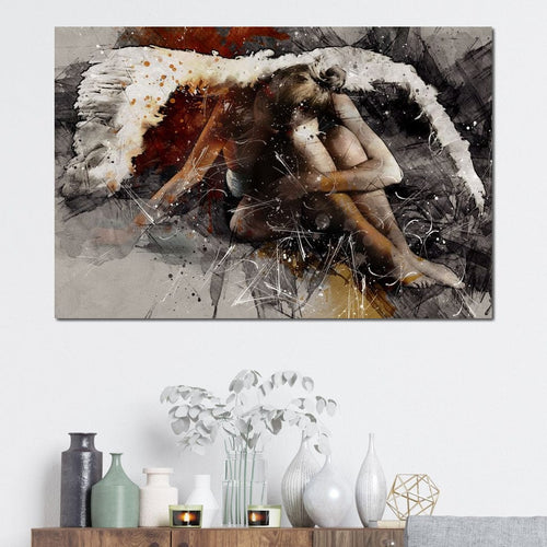 Broken Angel Canvas Wall Art