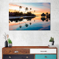French Polynesia Canvas Wall Art