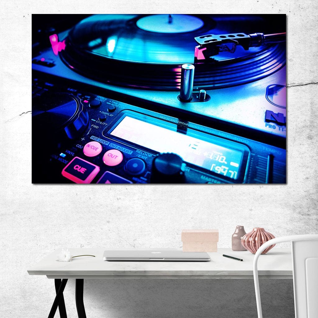 Long Live Vinyl Canvas Wall Art