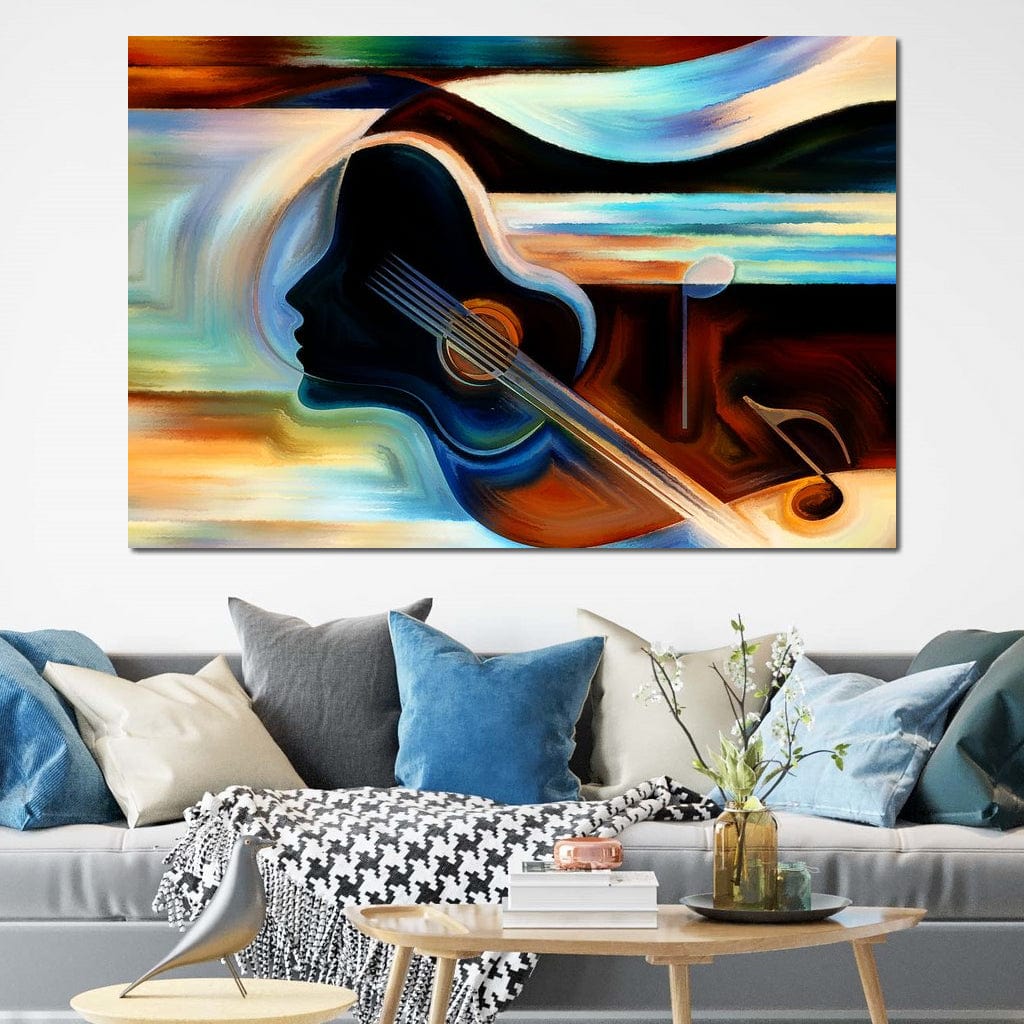 Musical Mind Canvas Wall Art