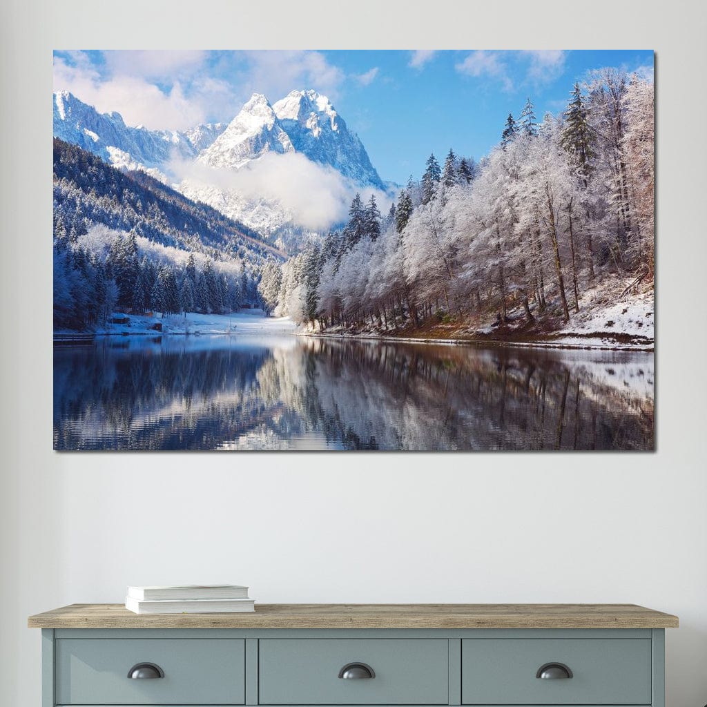 Winter in the Rockies Canvas Wall Art