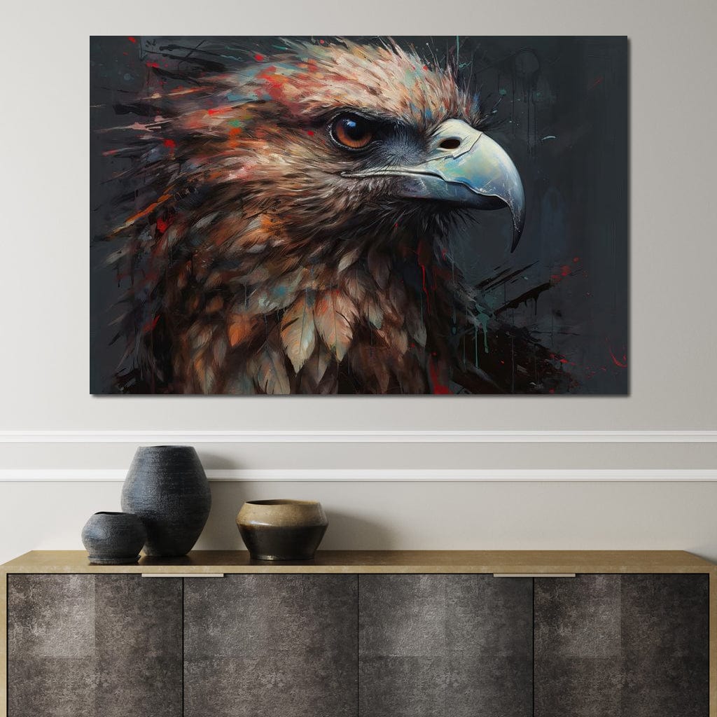 Red-Tailed Hawk Canvas Wall Art