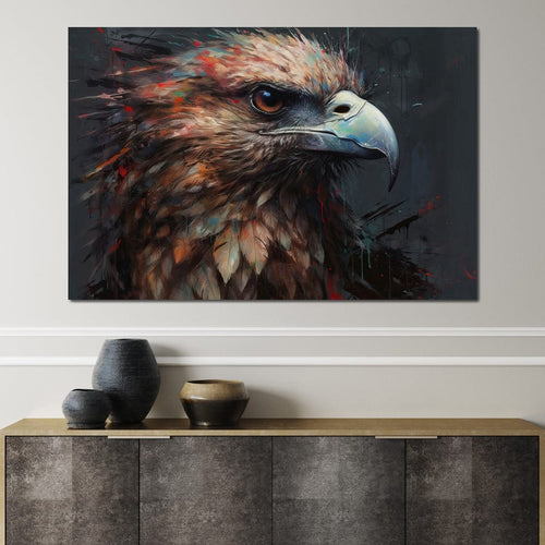 Red-Tailed Hawk Canvas Wall Art
