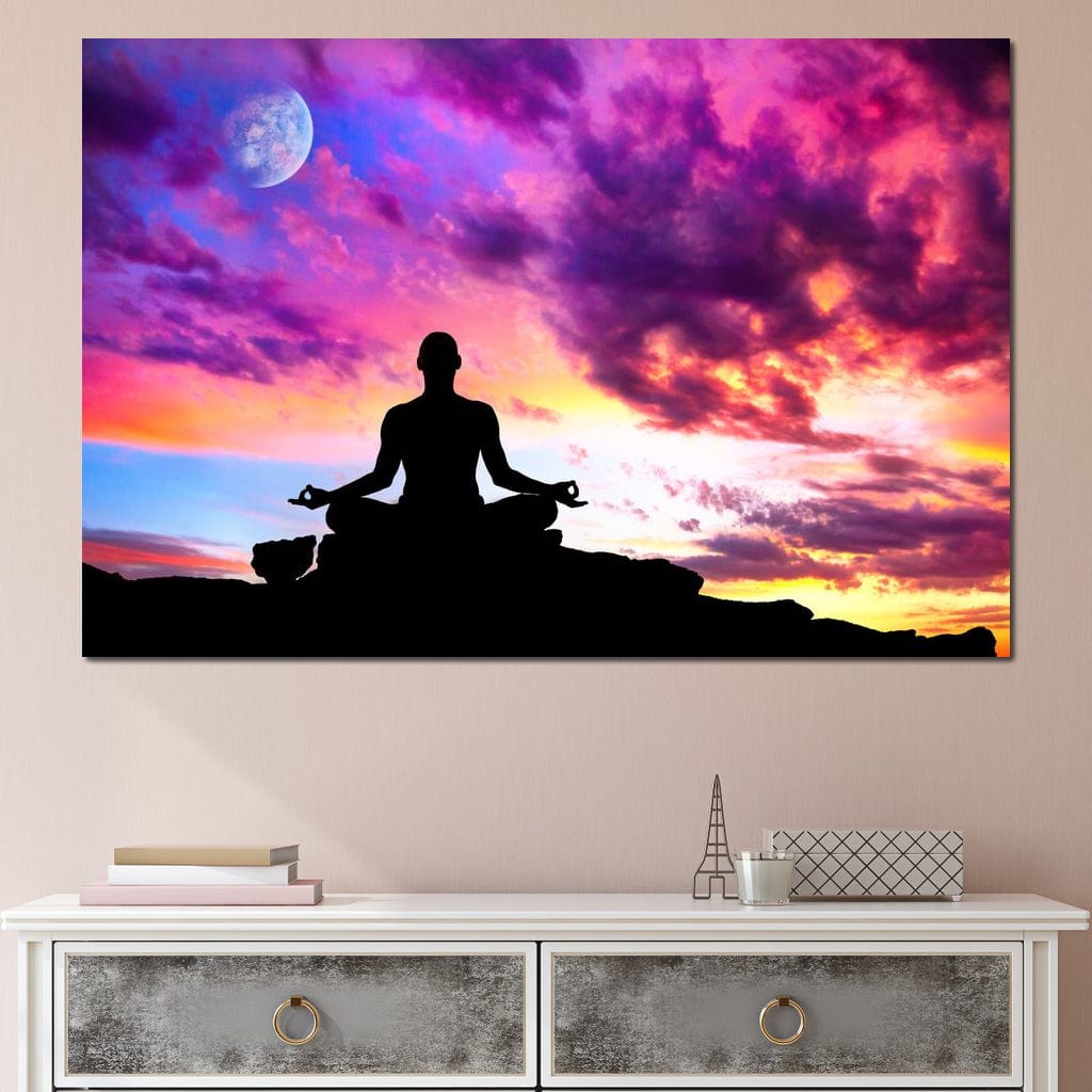 Master of Yoga Canvas Wall Art