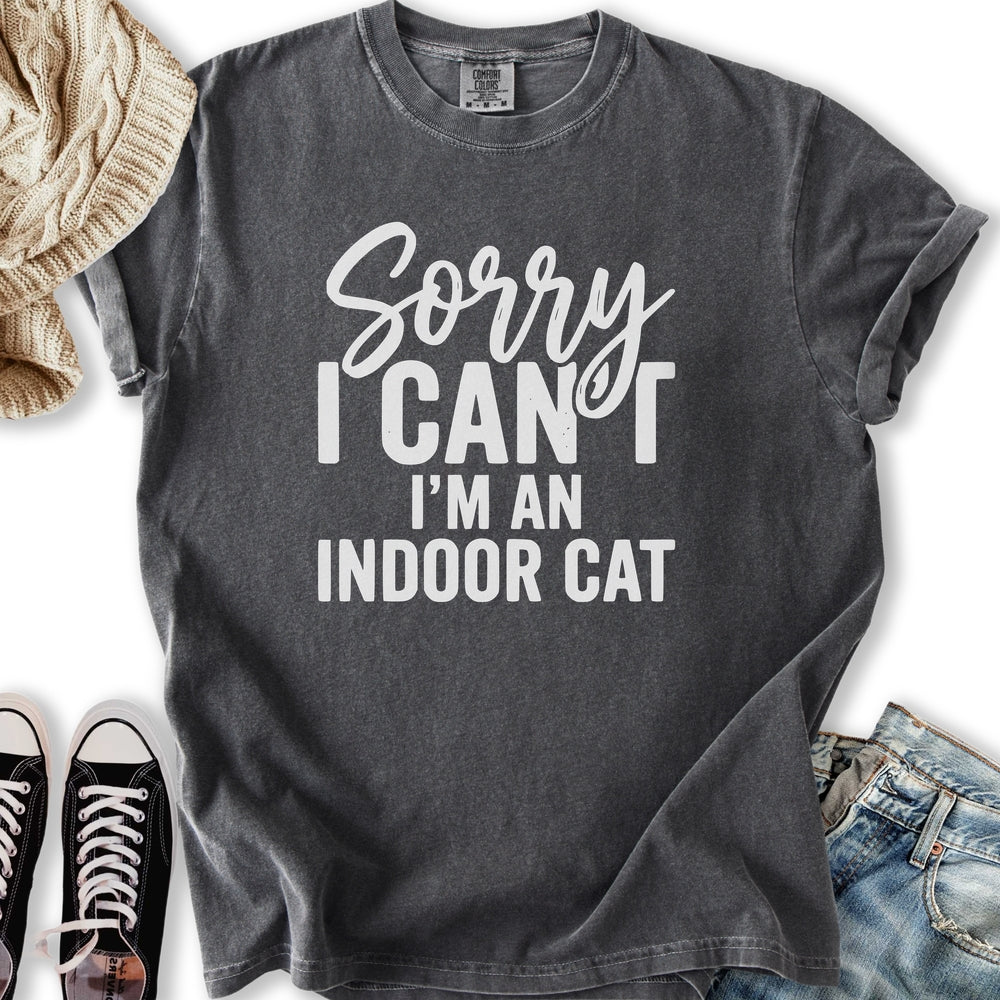 Sorry I'm An Indoor Cat Relaxed Tee