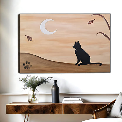 W404 Natural Wood Grain Canvas Decorative Painting – Abstract Art | Ideal for Living Rooms and Offices