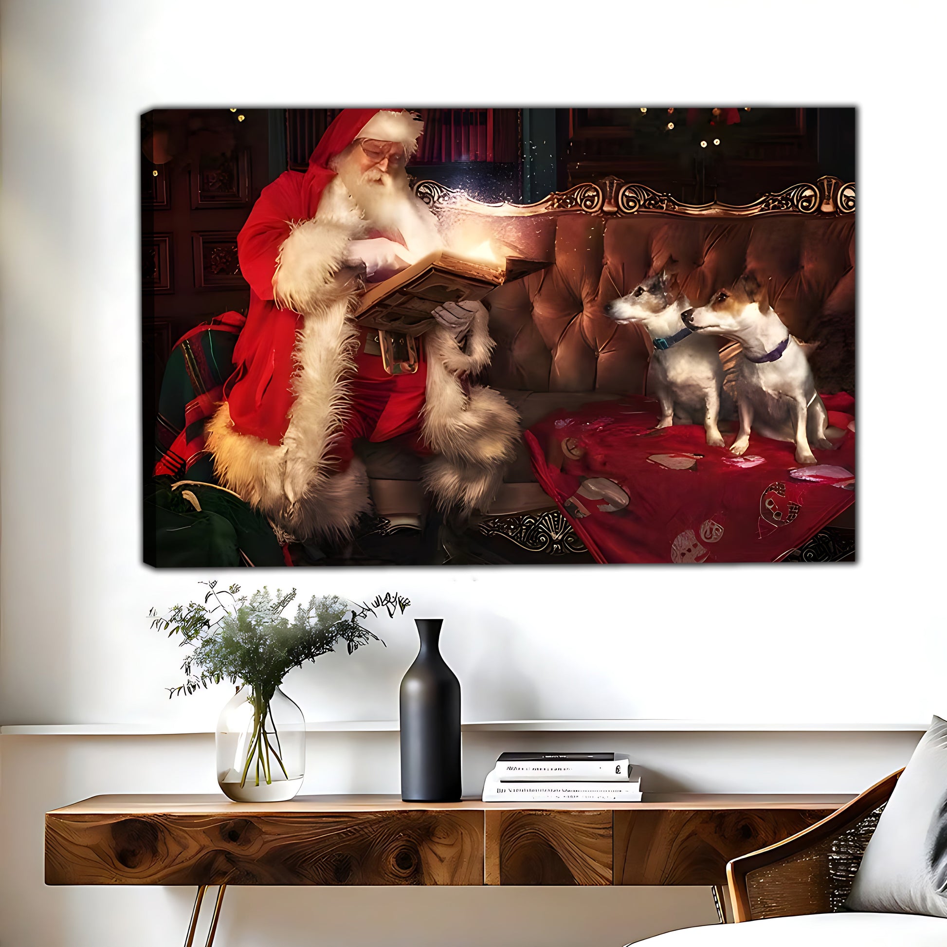 W429 Natural Wood Grain Canvas Decorative Painting – Abstract Art | Ideal for Living Rooms and Offices