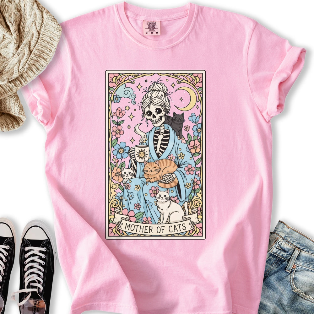 Mother of Cats Tarot Relaxed Tee