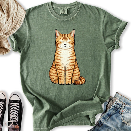 Smiling Orange Cat Relaxed Tee