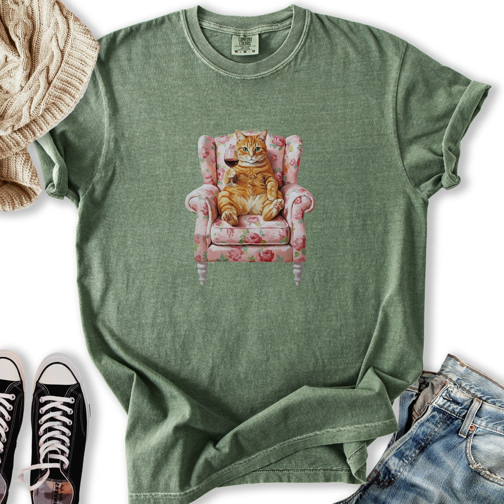 Orange Tabby Chair Relaxed Tee