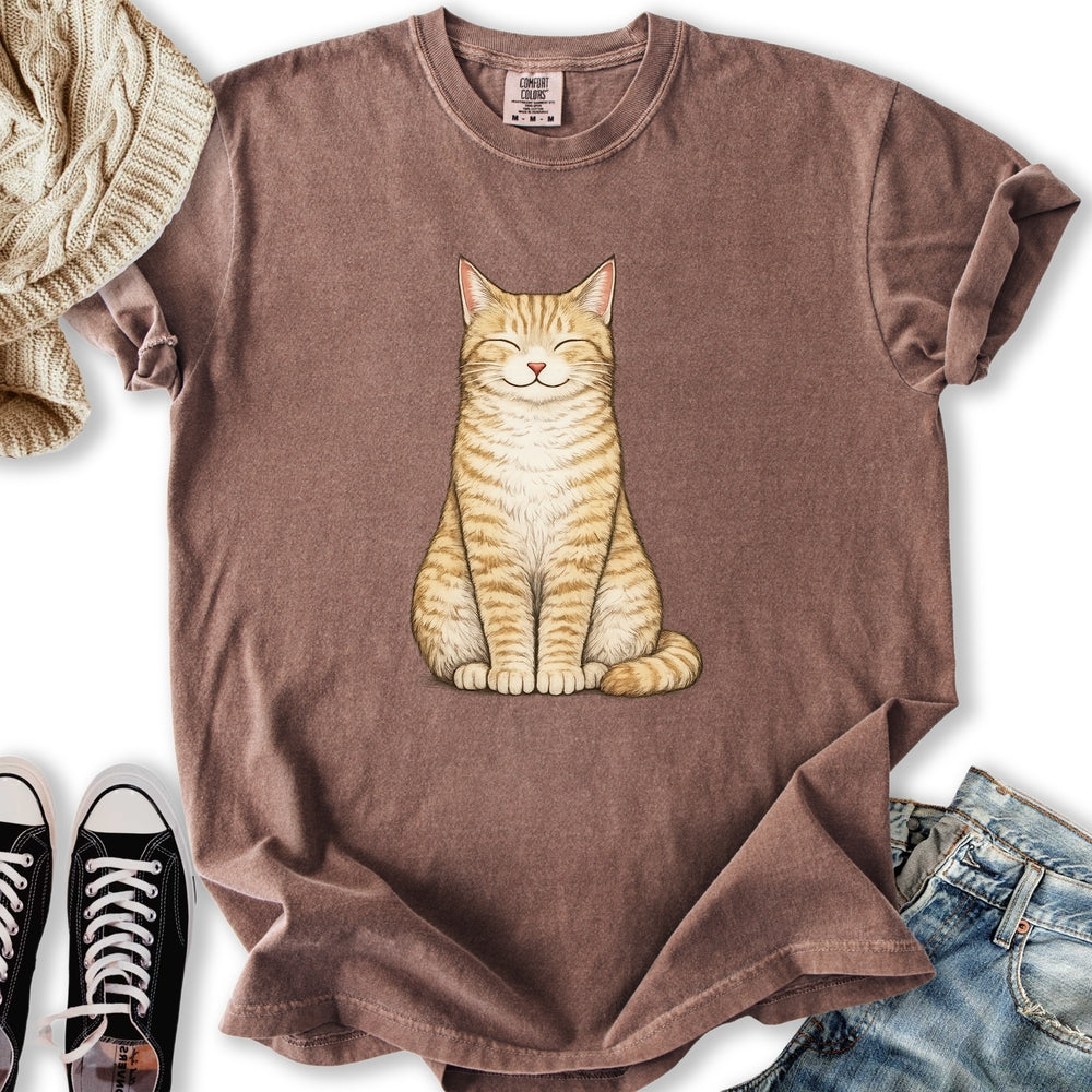 Smiling Cream Tabby Relaxed Tee