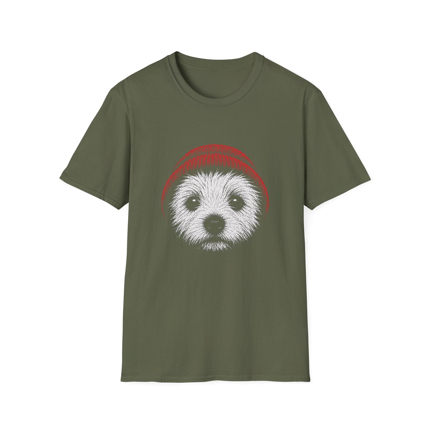 Red Hat Westie Puppy Tee