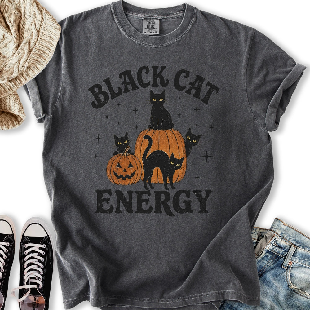 Black Cat Energy Relaxed Tee