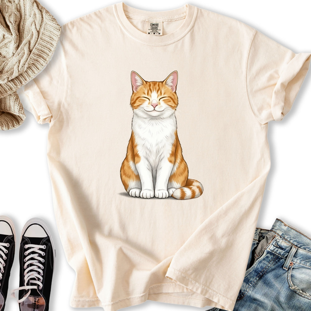 Smiling Bicolor Tabby Relaxed Tee