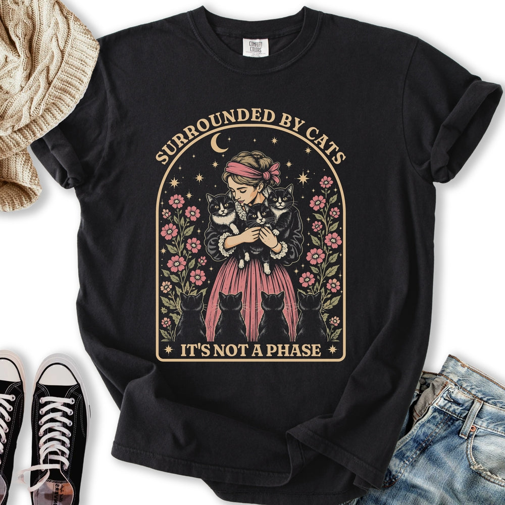 Surrounded By Cats Relaxed Tee