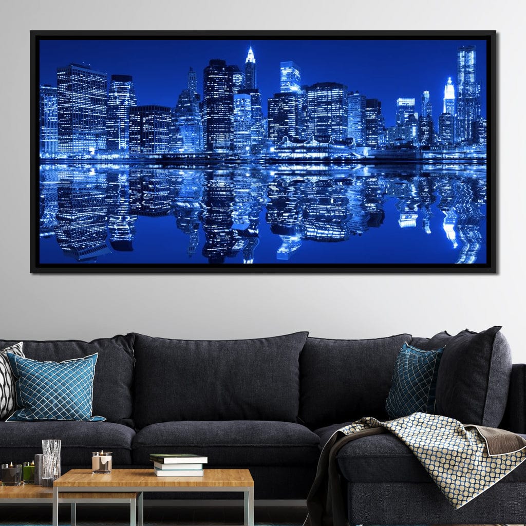 New York City Reflection Canvas Wall Art