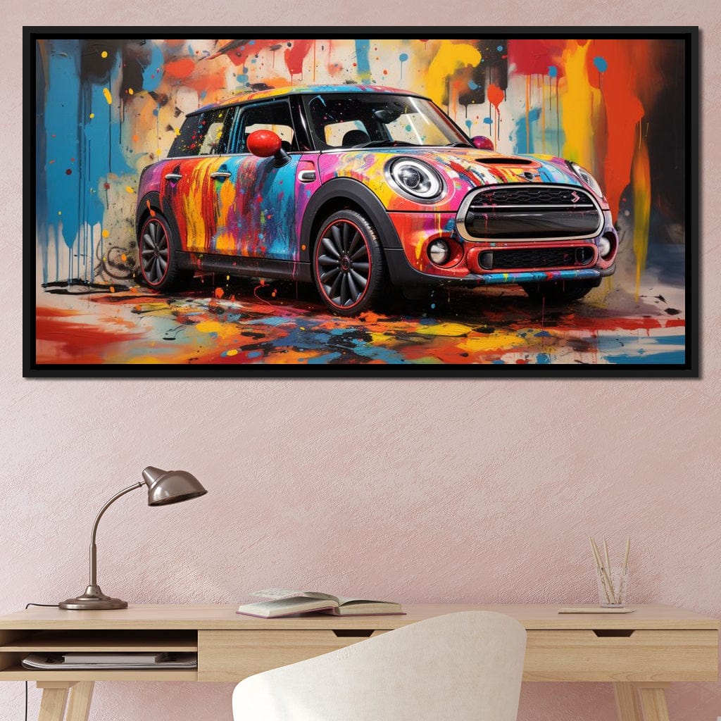 Mini Coop Canvas Wall Art
