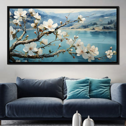 Blooming Almond Tree 1 Canvas Wall Art