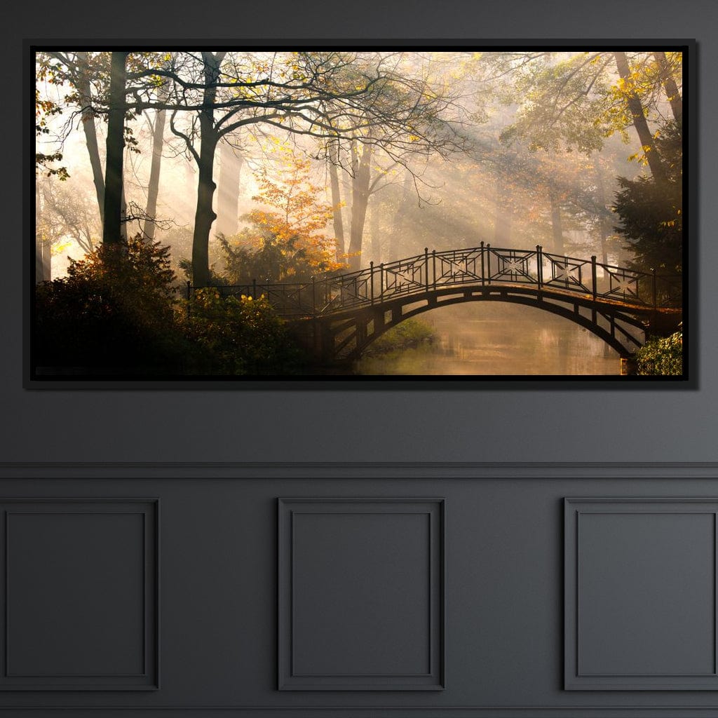 Park Bridge Canvas Wall Art