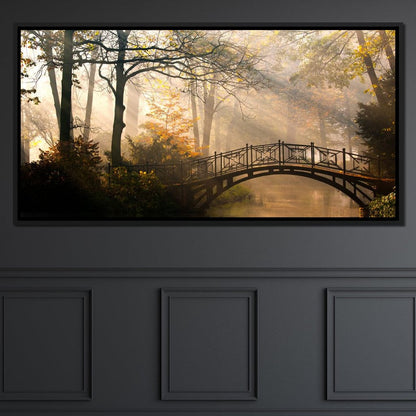 Park Bridge Canvas Wall Art