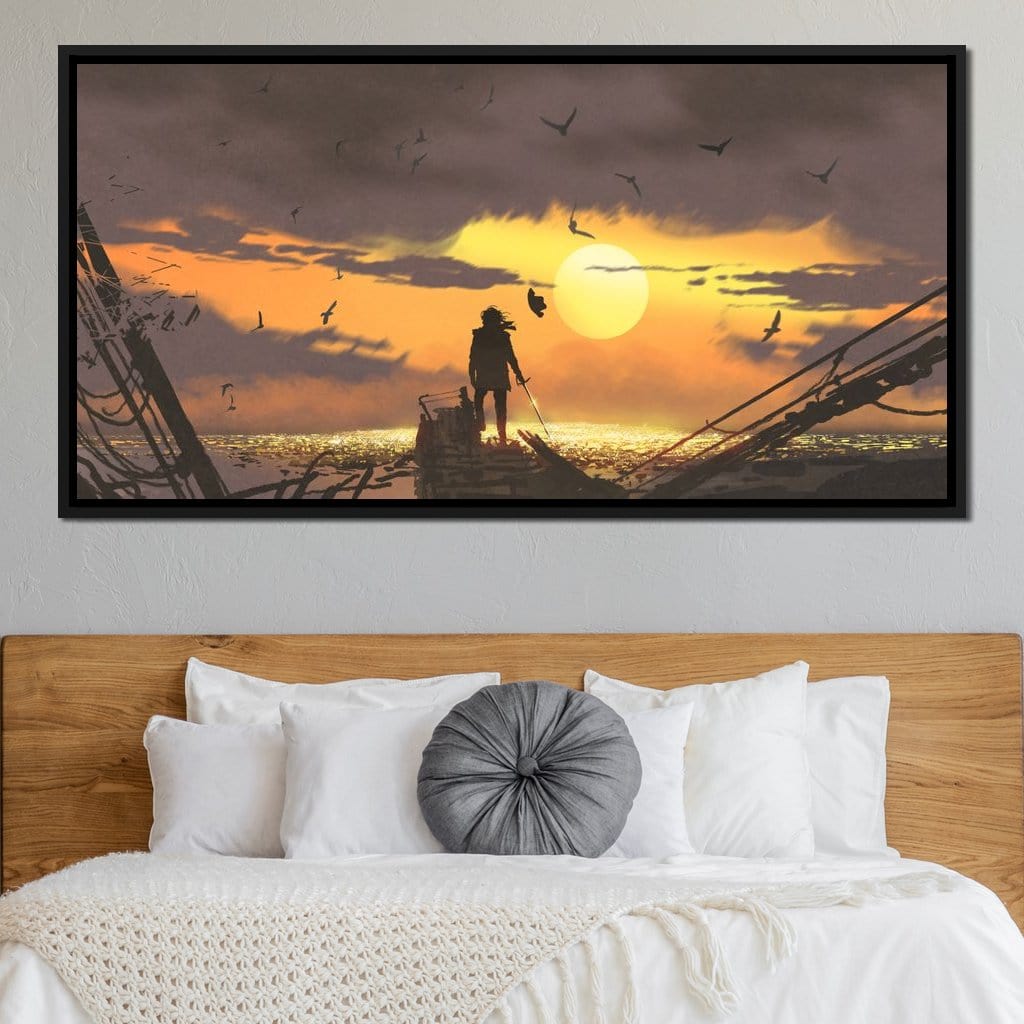 Ruins of Agony Canvas Wall Art