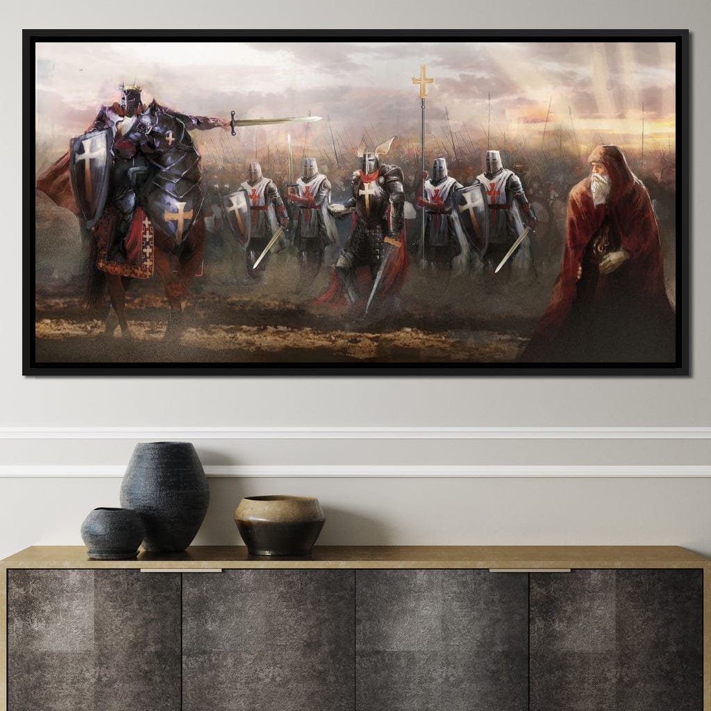 Knights Templar Canvas Wall Art