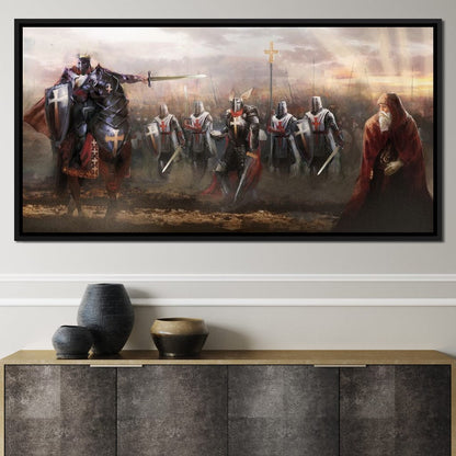 Knights Templar Canvas Wall Art