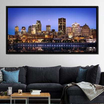 Montreal Skyline Canvas Wall Art