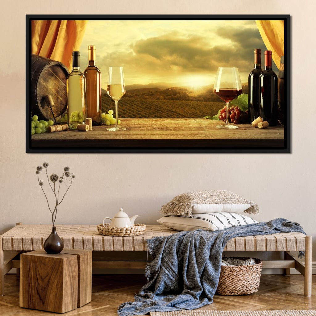 Vineyard View Canvas Wall Art