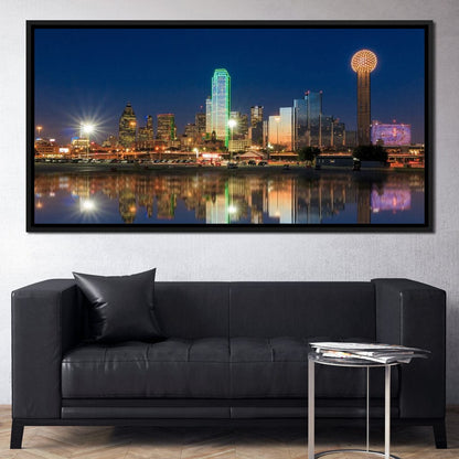 Dallas Skyline Canvas Wall Art