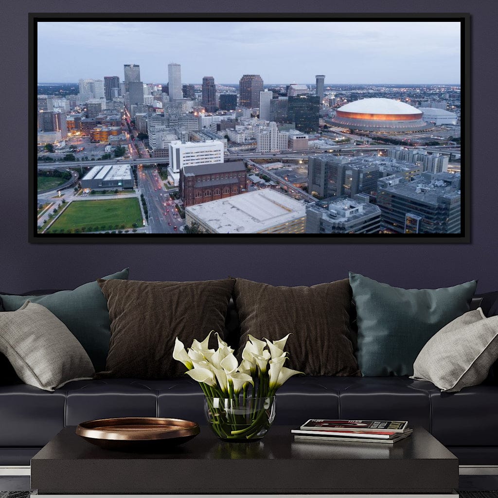 New Orleans Skyline Canvas Wall Art