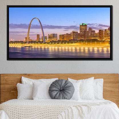 St Louis Skyline Canvas Wall Art