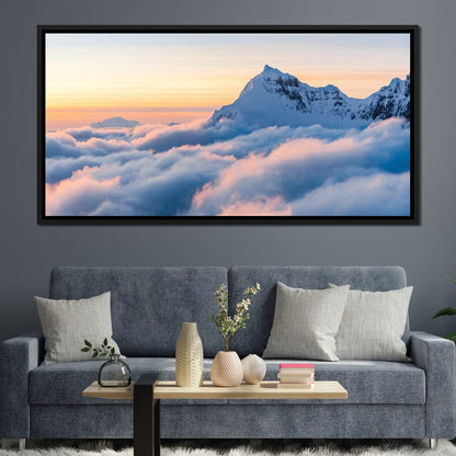 Above the Clouds Canvas Wall Art