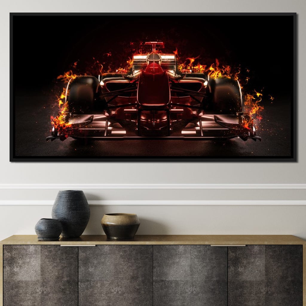 The Fastest Car Canvas Wall Art