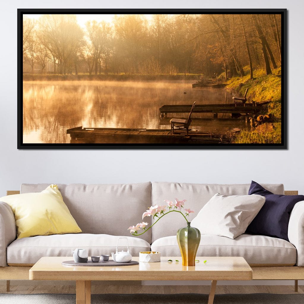 Relaxing Lake Canvas Wall Art
