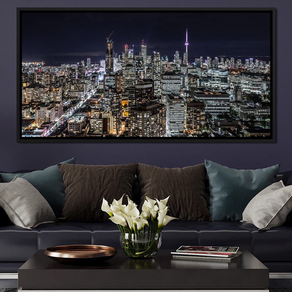 Toronto Skyline Canvas Wall Art