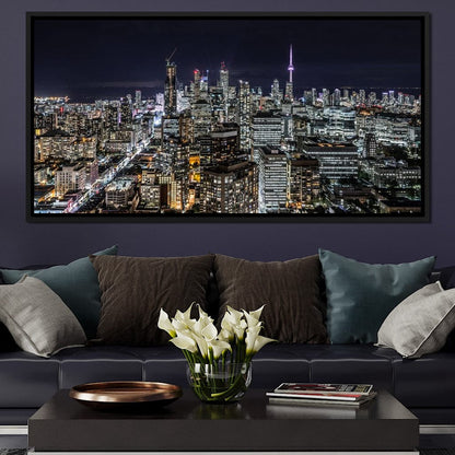Toronto Skyline Canvas Wall Art