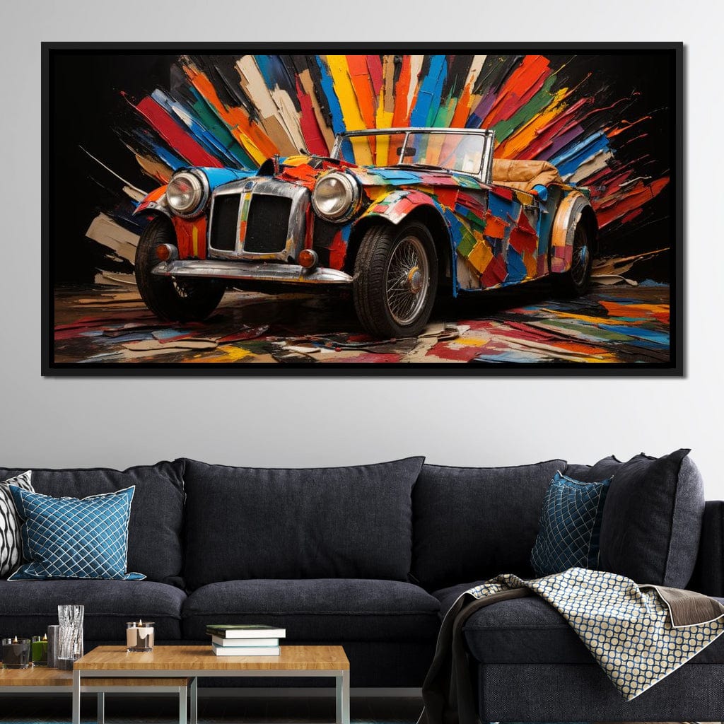 MG Roadster Canvas Wall Art