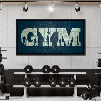 Gym Canvas Wall Art