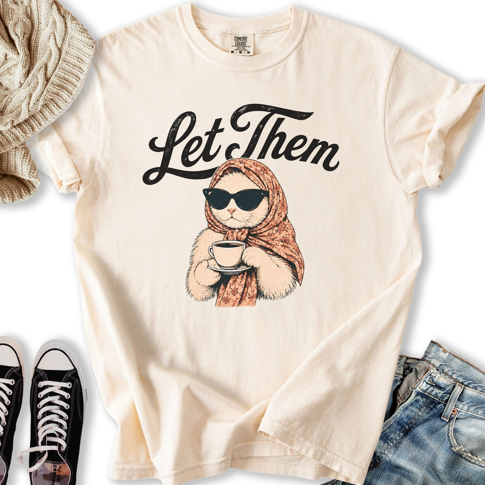 Let Them Cat Relaxed Tee