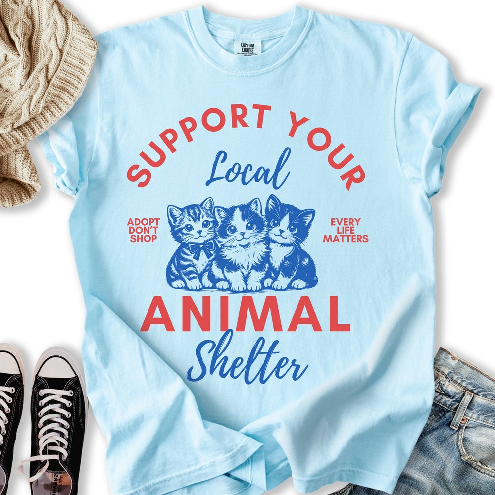 Animal Shelter Support Relaxed Tee