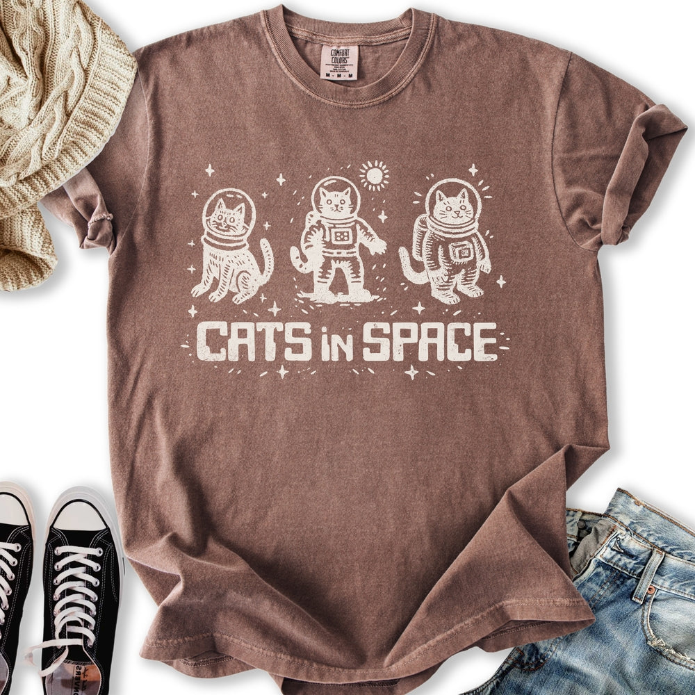 Cats In Space Relaxed Tee
