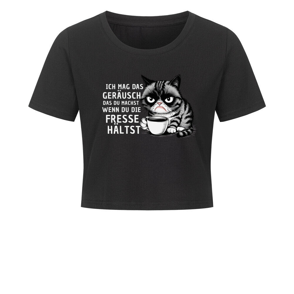 Genervte Katze Ladies Cropped Tee